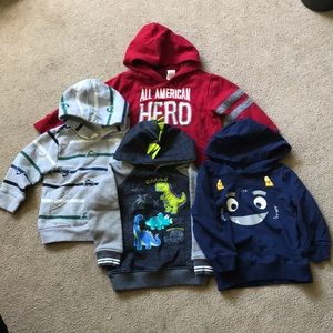 Lot of 4 18-24m sweatshirts